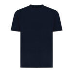 T-shirt uni bleu marine à manches courtes