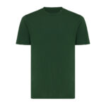 T-shirt vert uni à col rond