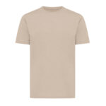T-shirt beige uni à manches courtes