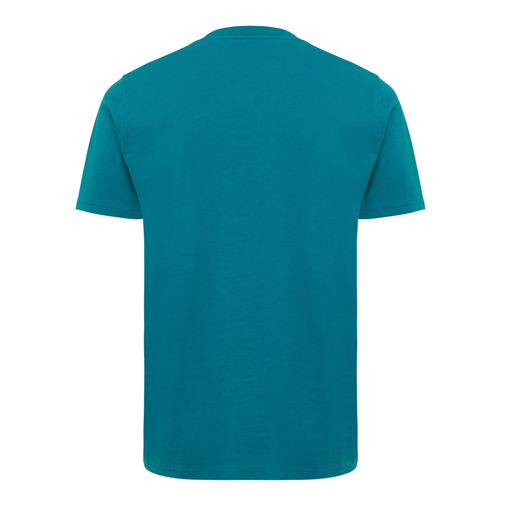 T-shirt turquoise uni vu de dos