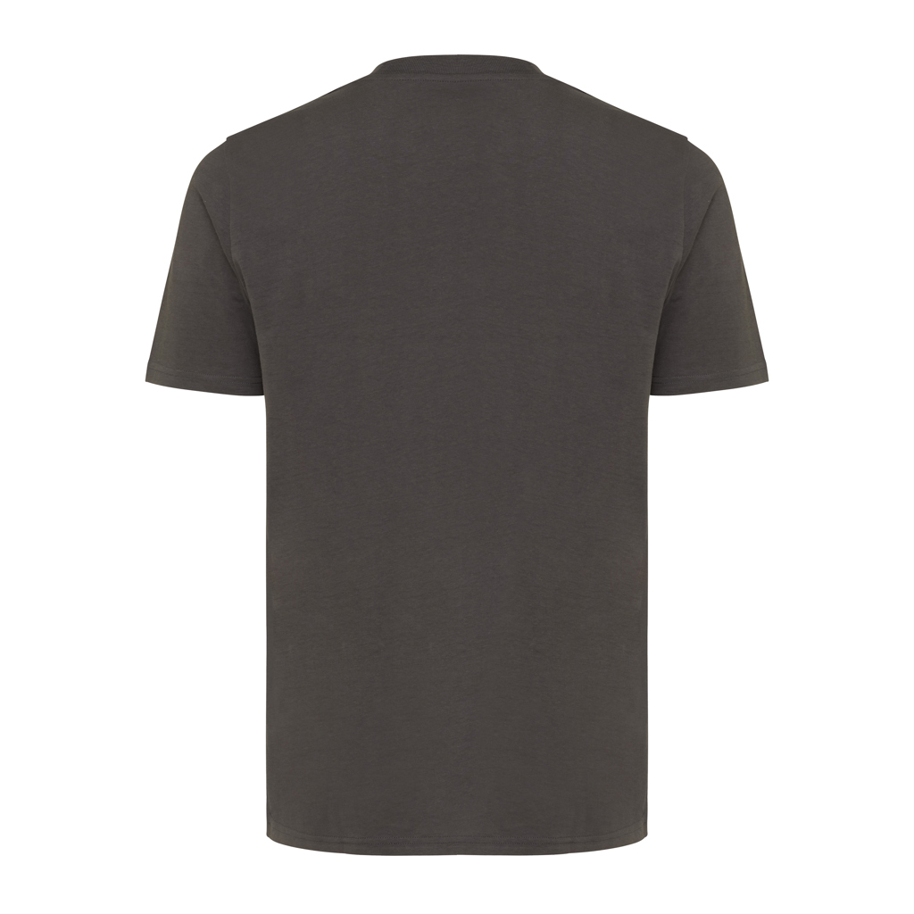 Dos d’un t-shirt uni gris foncé