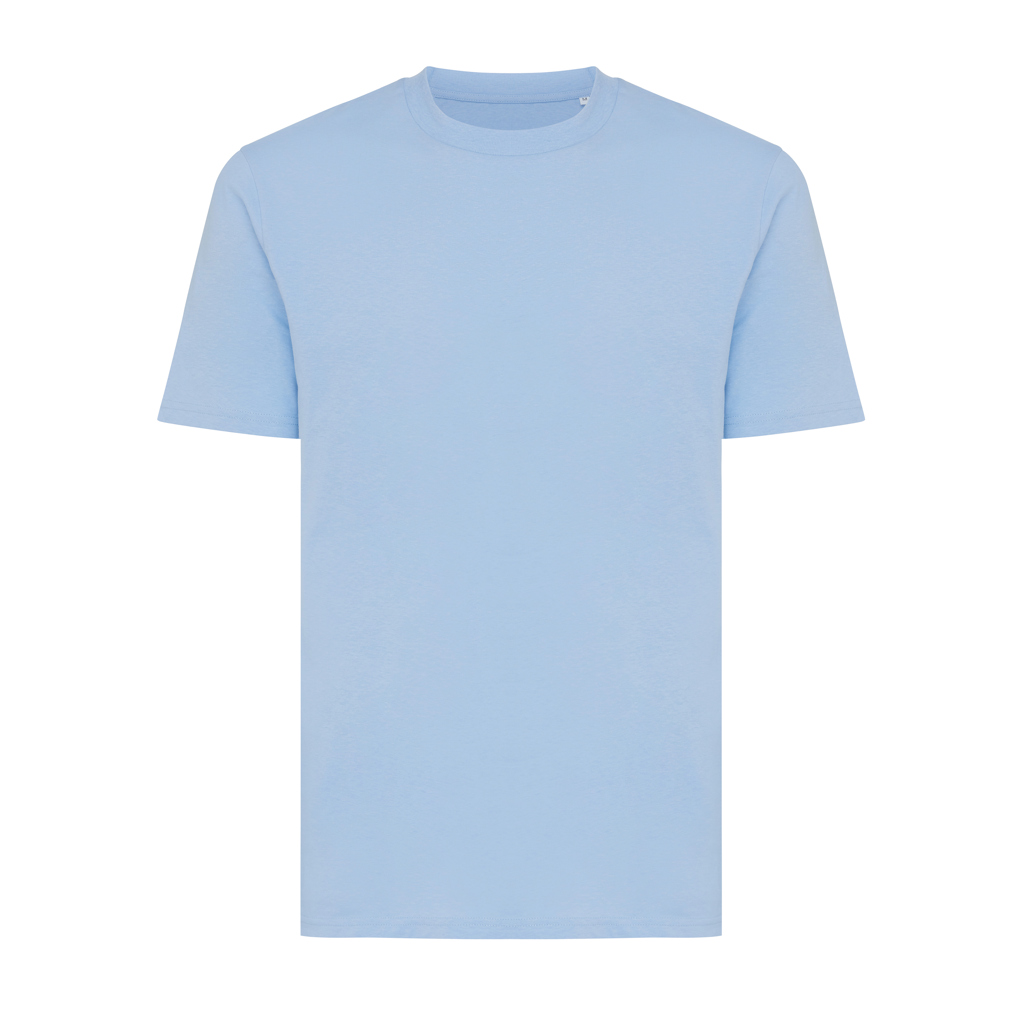 T-shirt bleu clair simple à manches courtes