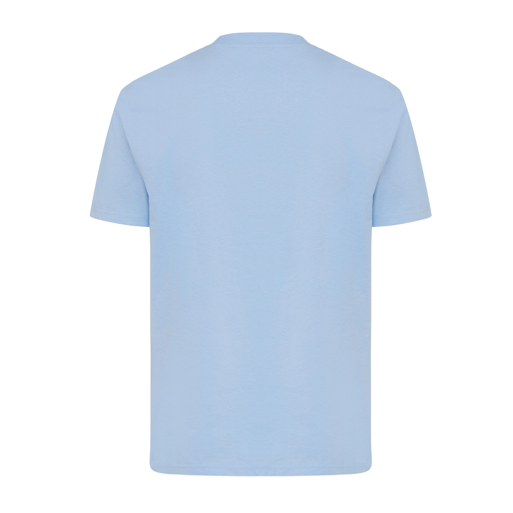 T-shirt bleu clair vu de dos