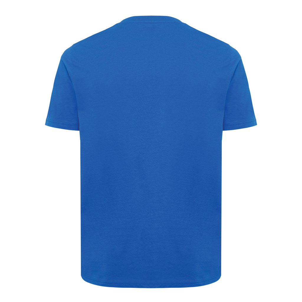 T-shirt bleu uni vu de dos