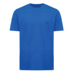 T-shirt bleu uni avec logo discret