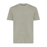 T-shirt gris clair uni à manches courtes
