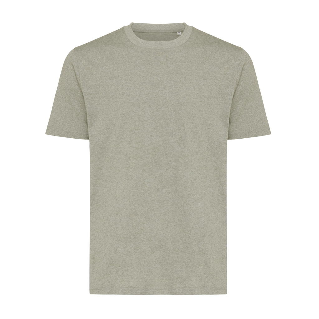 T-shirt gris clair uni à manches courtes