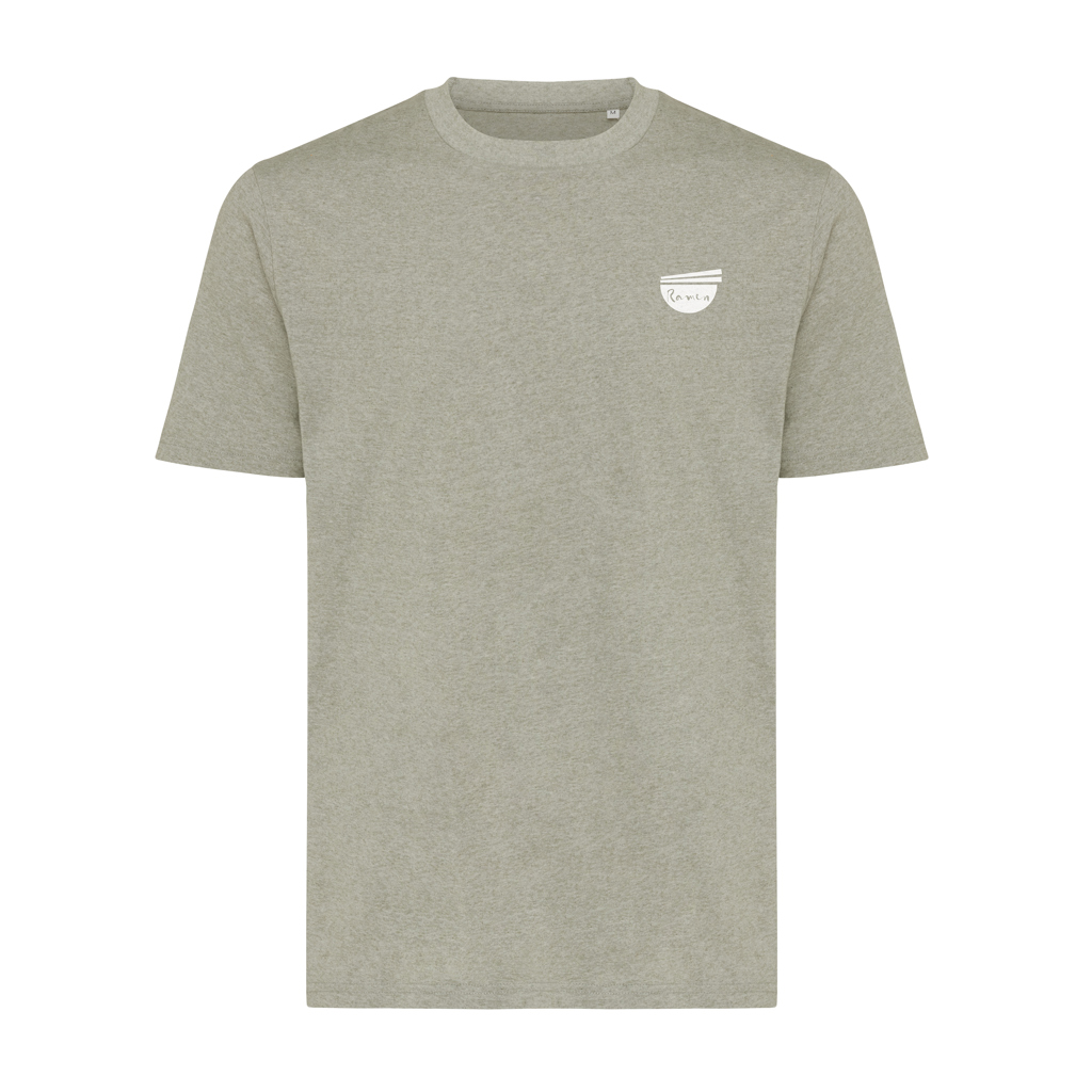 T-shirt gris clair à col rond