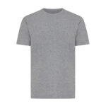 T-shirt gris uni à manches courtes