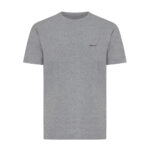 T-shirt gris simple avec petit logo poitrine