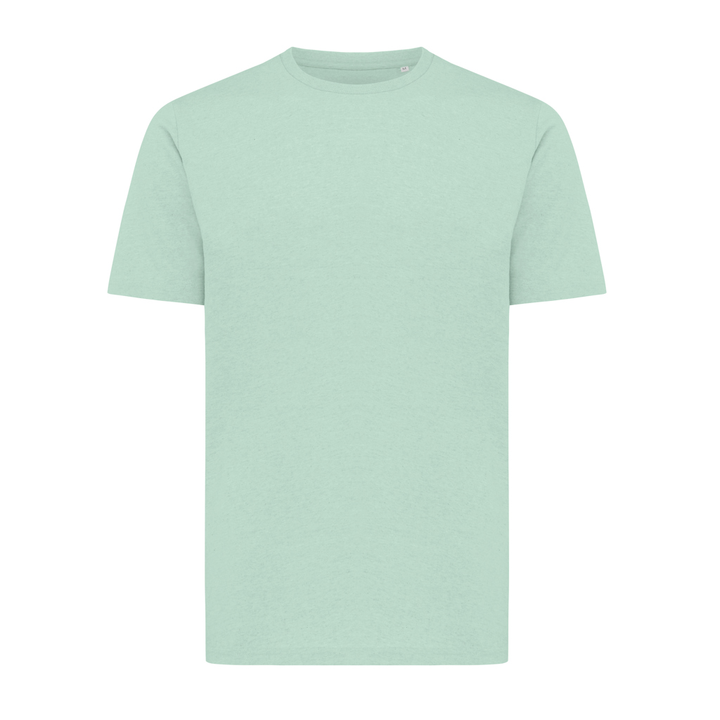 T-shirt vert clair uni à manches courtes