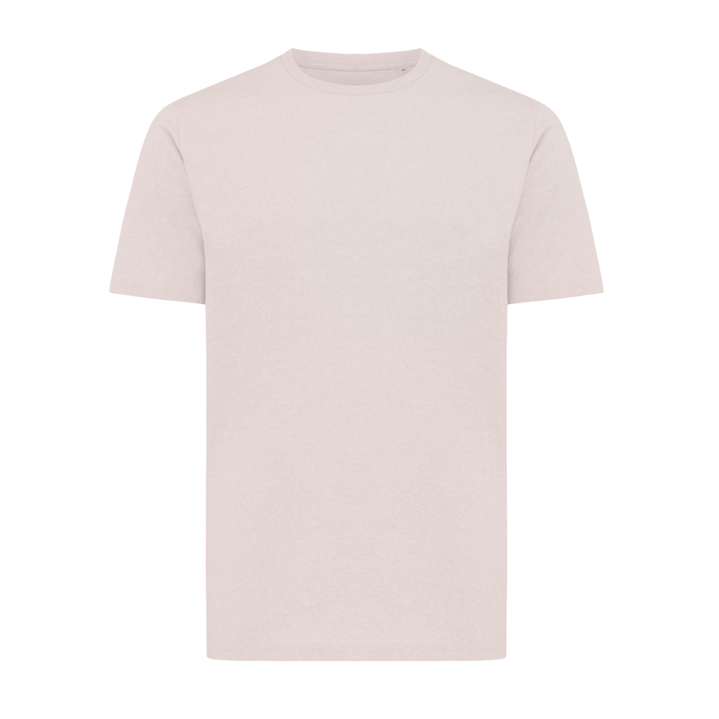 T-shirt beige uni à manches courtes