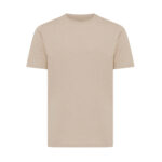 T-shirt beige uni à manches courtes