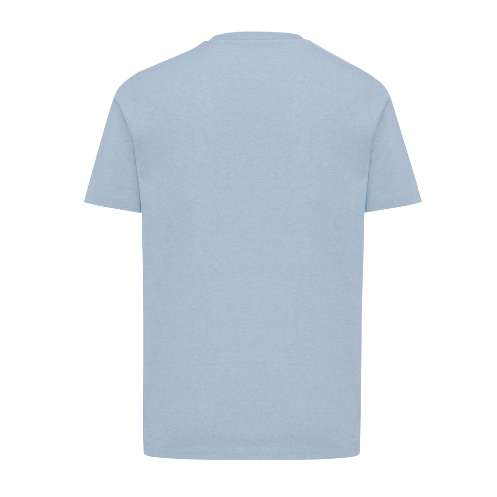T-shirt bleu clair vu de dos