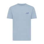 T-shirt bleu clair à logo poitrine