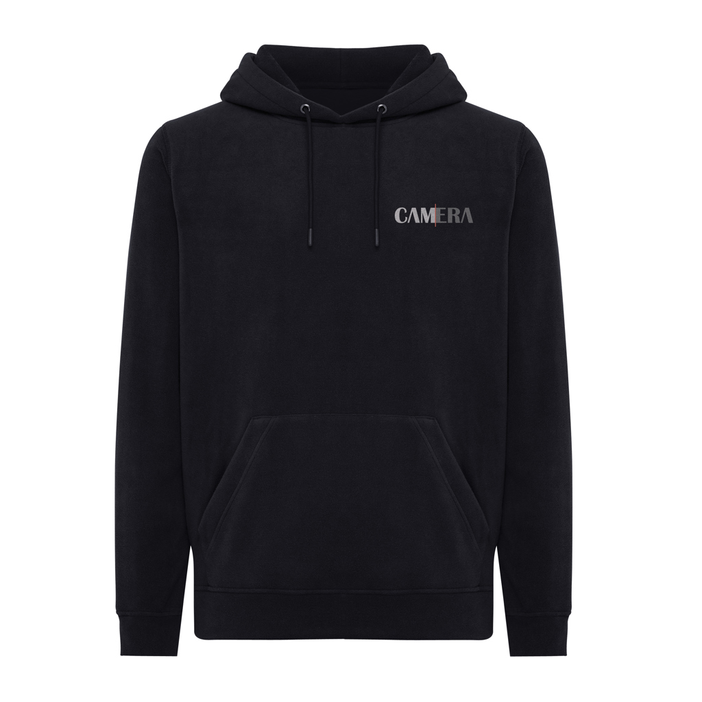 Sweat à capuche noir avec logo CAMÉRA.