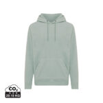Sweat à capuche vert clair avec poche avant