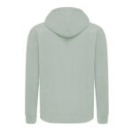 Sweat à capuche vert clair vu de dos