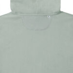 Dos d’un sweat à capuche vert clair