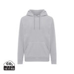 Sweat à capuche gris clair avec poche frontale