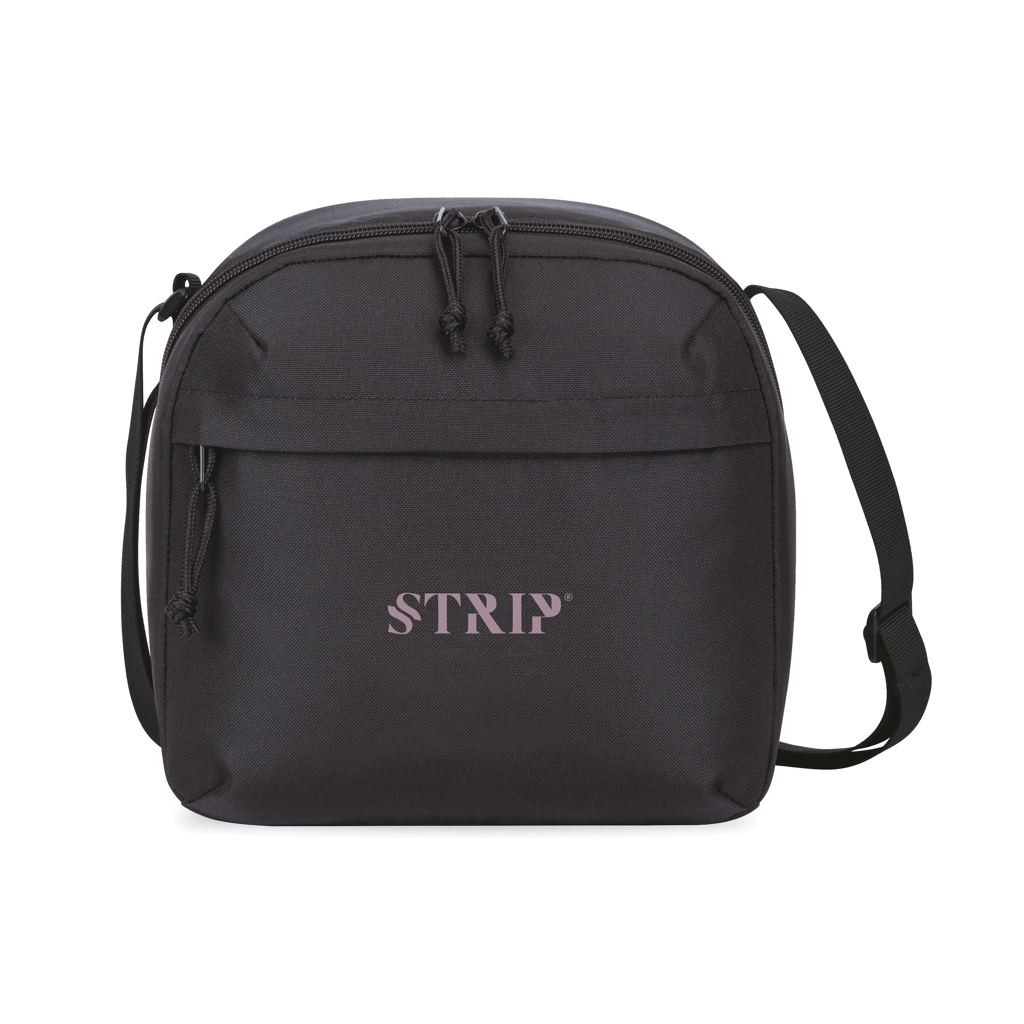 Sac bandoulière noir avec logo STRIP