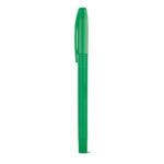 Stylo à capuchon vert posé verticalement