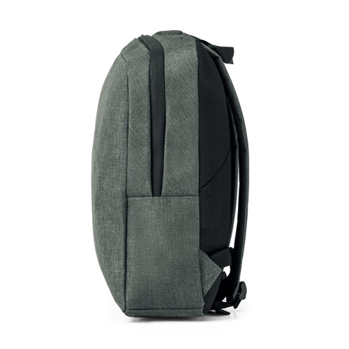 Sac à dos gris moderne vu de côté