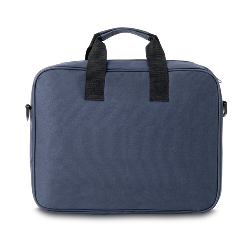 Sacoche d’ordinateur portable bleue avec poignées noires