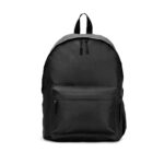 sac à dos noir simple avec poche avant