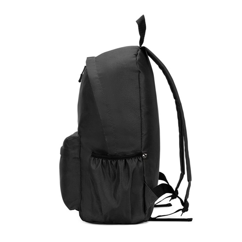 Sac à dos noir vu de profil