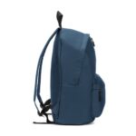 Sac à dos bleu simple de profil