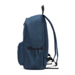 Sac à dos bleu avec poche avant et bretelles