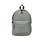 Sac à dos gris avec poche avant zippée