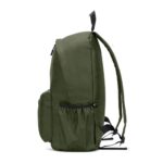 Sac à dos vert avec poche latérale