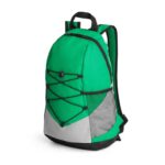 Sac à dos vert et gris avec bretelles noires