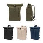 Sacs à dos roll-top disponibles en plusieurs couleurs.