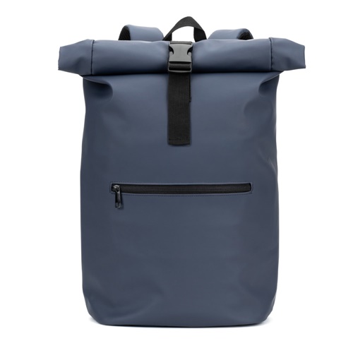 Sac à dos bleu marine avec fermeture enroulable