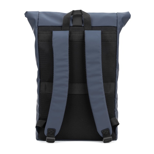 Sac à dos bleu avec bretelles noires