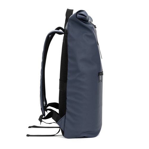 Sac à dos bleu foncé vu de côté