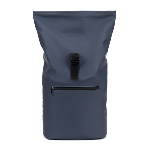 Sac à dos gris imperméable avec poche avant zippée