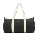 Sac de sport noir avec anses beiges