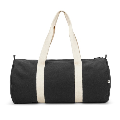 Sac de sport noir avec anses beiges