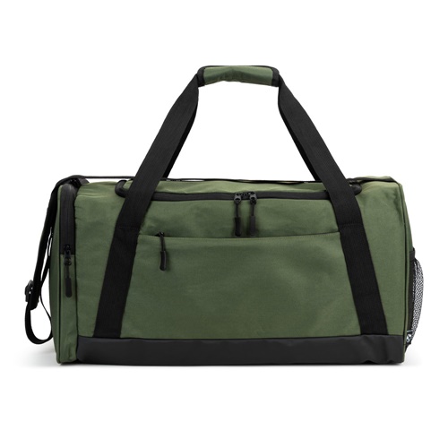 Sac de sport vert avec poignées noires
