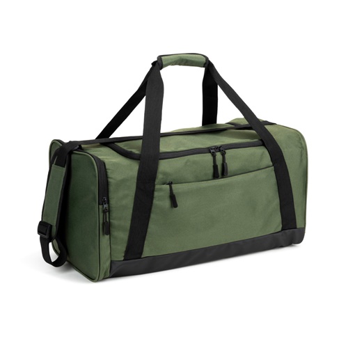 Sac de sport vert avec sangles noires