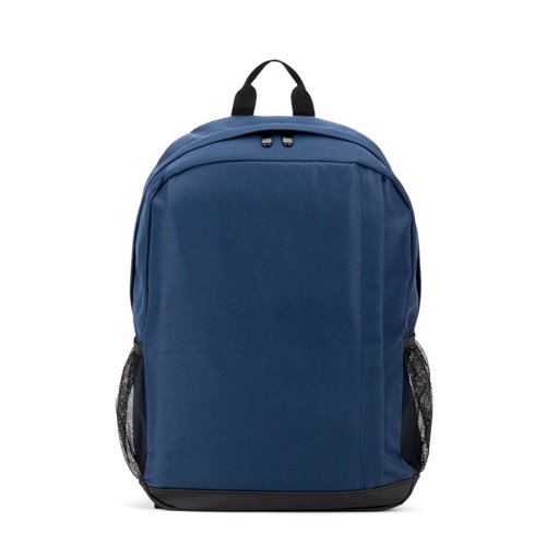 Sac à dos bleu avec poches latérales en filet