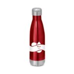 Gourde isotherme rouge en acier inoxydable