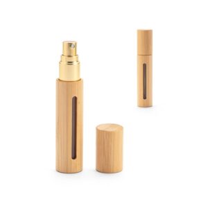 Vaporisateur de parfum en bambou rechargeable élégant