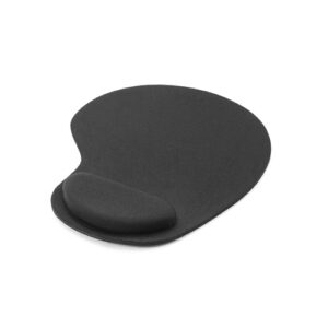 Tapis de souris ergonomique noir avec repose-poignet