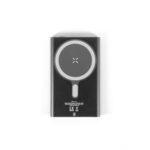 Batterie externe noire avec charge sans fil