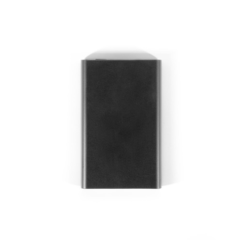 Boîtier électronique noir vu de dessus